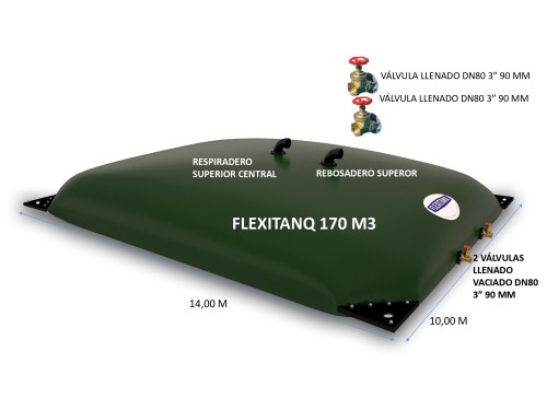 Flexitanq todo uso 170m3 - Flexitanq