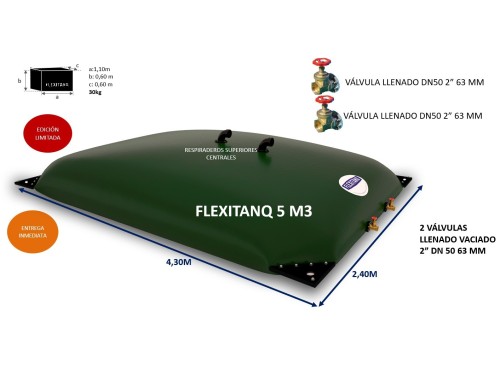 Flexitanq todo uso 5m3 - Flexitanq