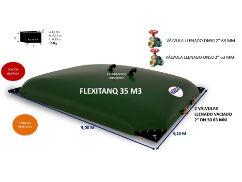 Flexitanq todo uso 35m3 - Flexitanq