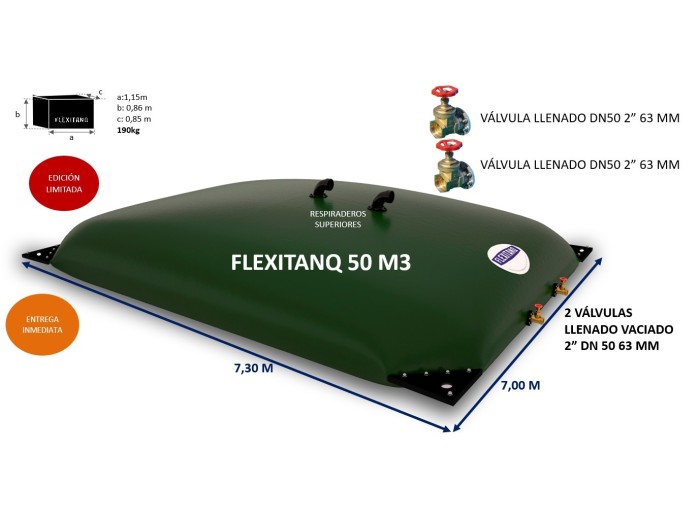 Flexitanq todo uso 50m3 - Flexitanq