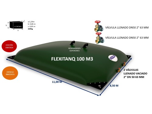 Flexitanq todo uso 100m3 - Flexitanq