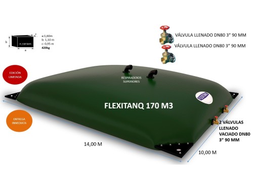Flexitanq todo uso 170m3 - Flexitanq
